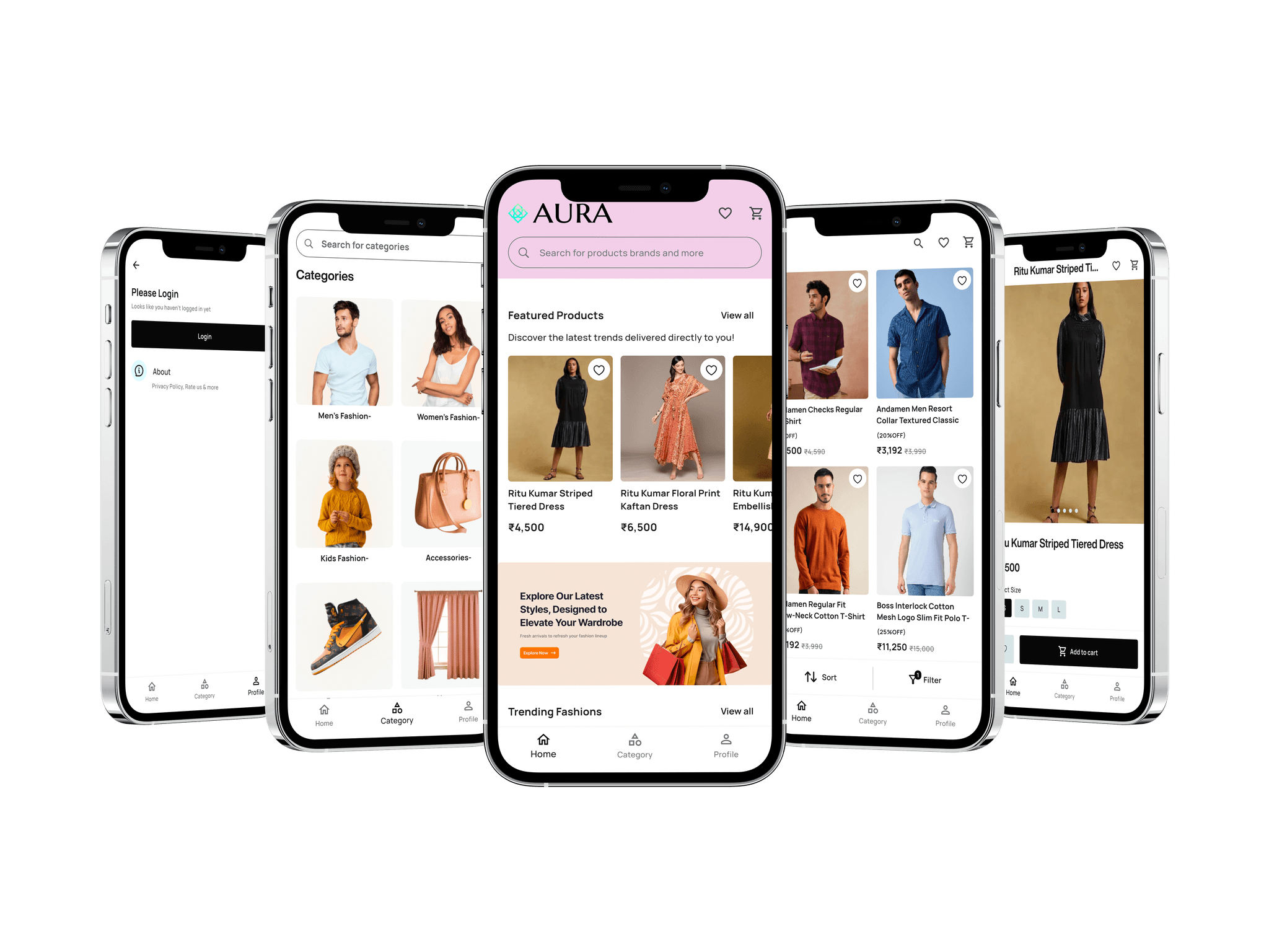 Aura – Fashion Retail eCommerce Platform Challenge Image