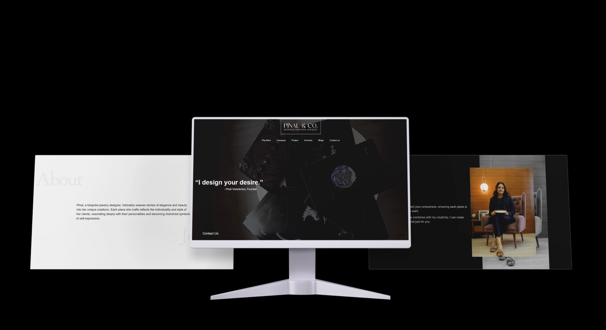 Pinal & CO – Bespoke Luxury Jewelry Platform Challenge Image